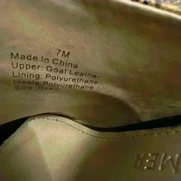 Gibson Latimer Snakeskin multicolor Leather mule block heels‎ Sz 7 - Picture 4 of 9